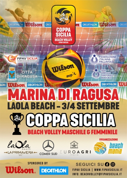 Coppa Sicilia Beach Volley Maschile/Femminile Marina di Ragusa